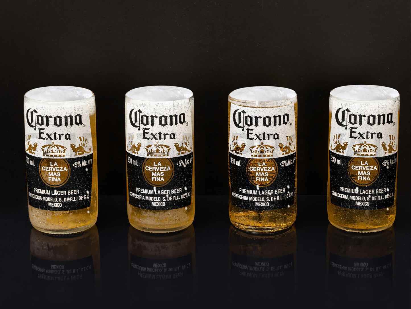 Pack Of 4 Corona Extra Glasses