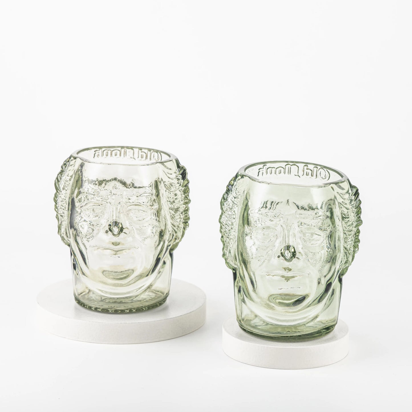 Pack Of 2 Old Monk Big Face Glasses Extra Large 600Ml Drinking Perfect For Home, Restaurants And Parties Dishwasher Safe
