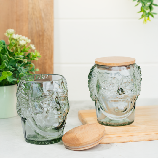 Pack Of 2 Old monk Big Face Jars