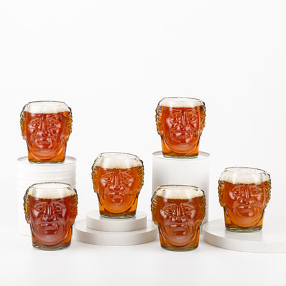 Pack Of 6 Old Monk Glasses 300Ml Drinking Perfect For Home Restaurants And Parties Dishwasher Safe