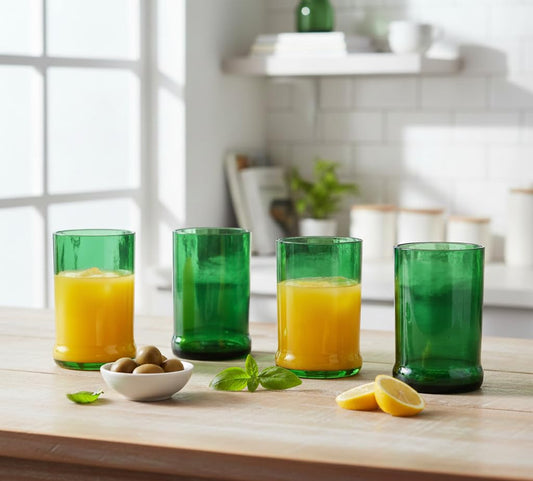 Pack Of 4 Glenfiddich Glasses 300Ml For Drinking Perfect For Home, Restaurants And Parties Dishwasher Safe