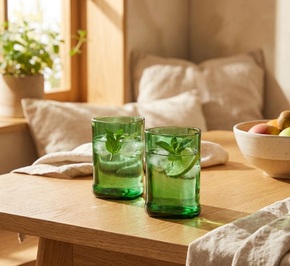 Pack Of 2 Glenfiddich Glasses 300Ml For Drinking Perfect For Home, Restaurants And Parties Dishwasher Safe