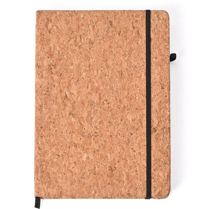 Eco-Friendly Cork Diary – 190 Pages | A5 Size Notebook with Pen Holder