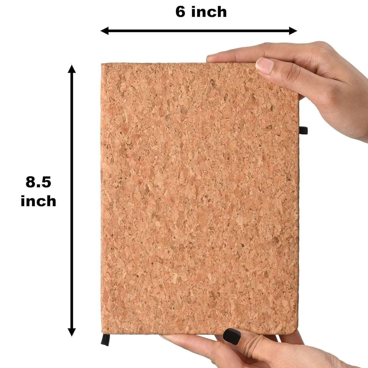 Eco-Friendly Cork Diary – 190 Pages | A5 Size Notebook with Pen Holder
