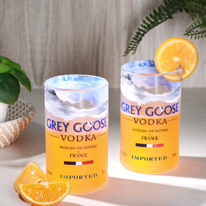 Pack of 2 Grey Goose Drinking Glasses