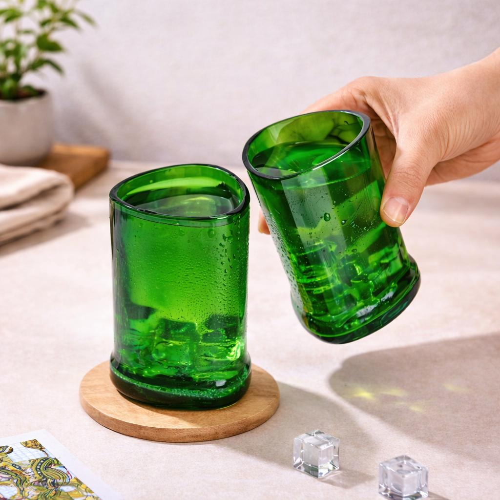 Pack Of 2 Glenfiddich Glasses 300Ml For Drinking Perfect For Home, Restaurants And Parties Dishwasher Safe
