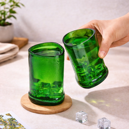 Pack Of 2 Glenfiddich Glasses 300Ml For Drinking Perfect For Home, Restaurants And Parties Dishwasher Safe