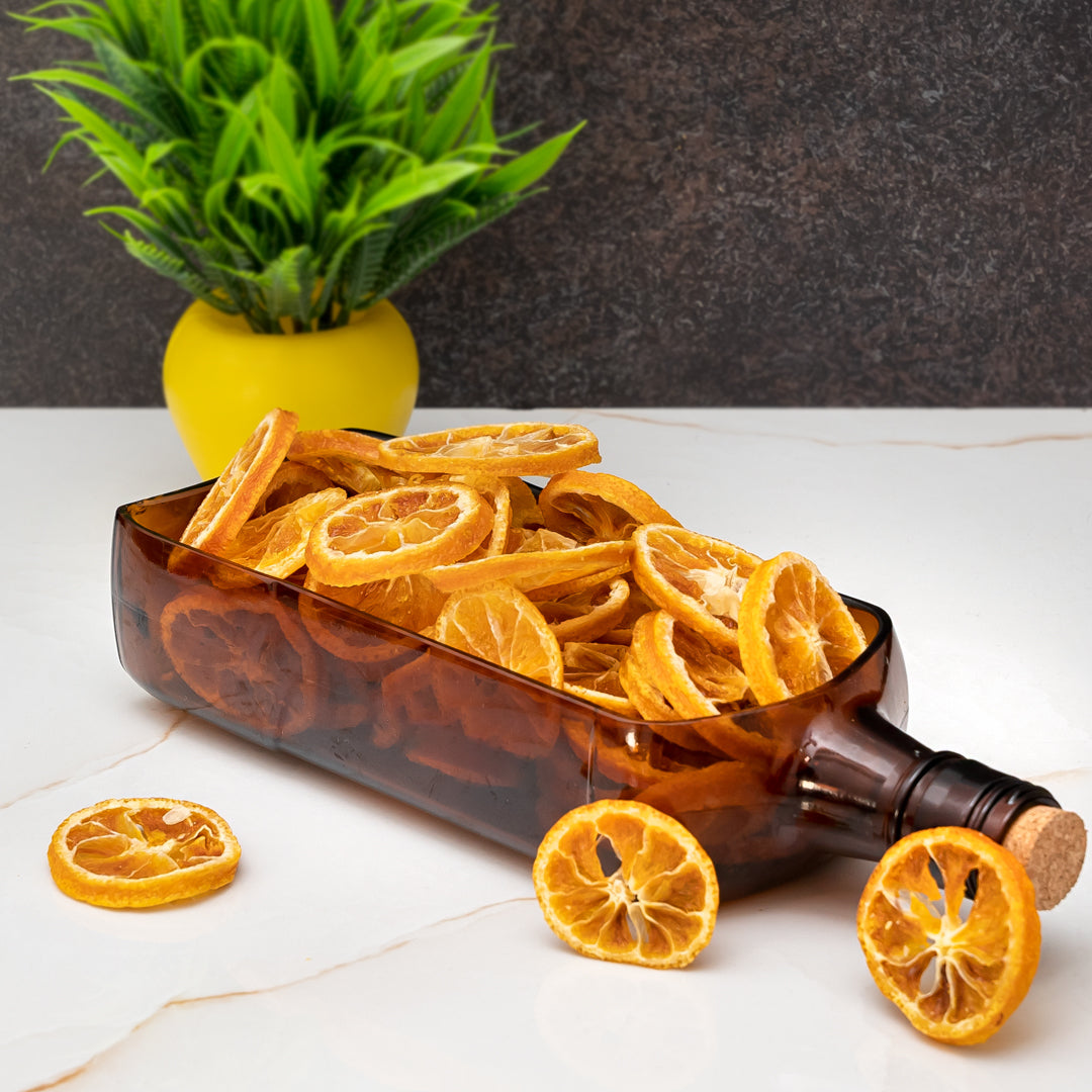 Ballentine Bottle Platter Glass Serving Platter, Environment Friendly Tableware,Sustainable For Any Occasion