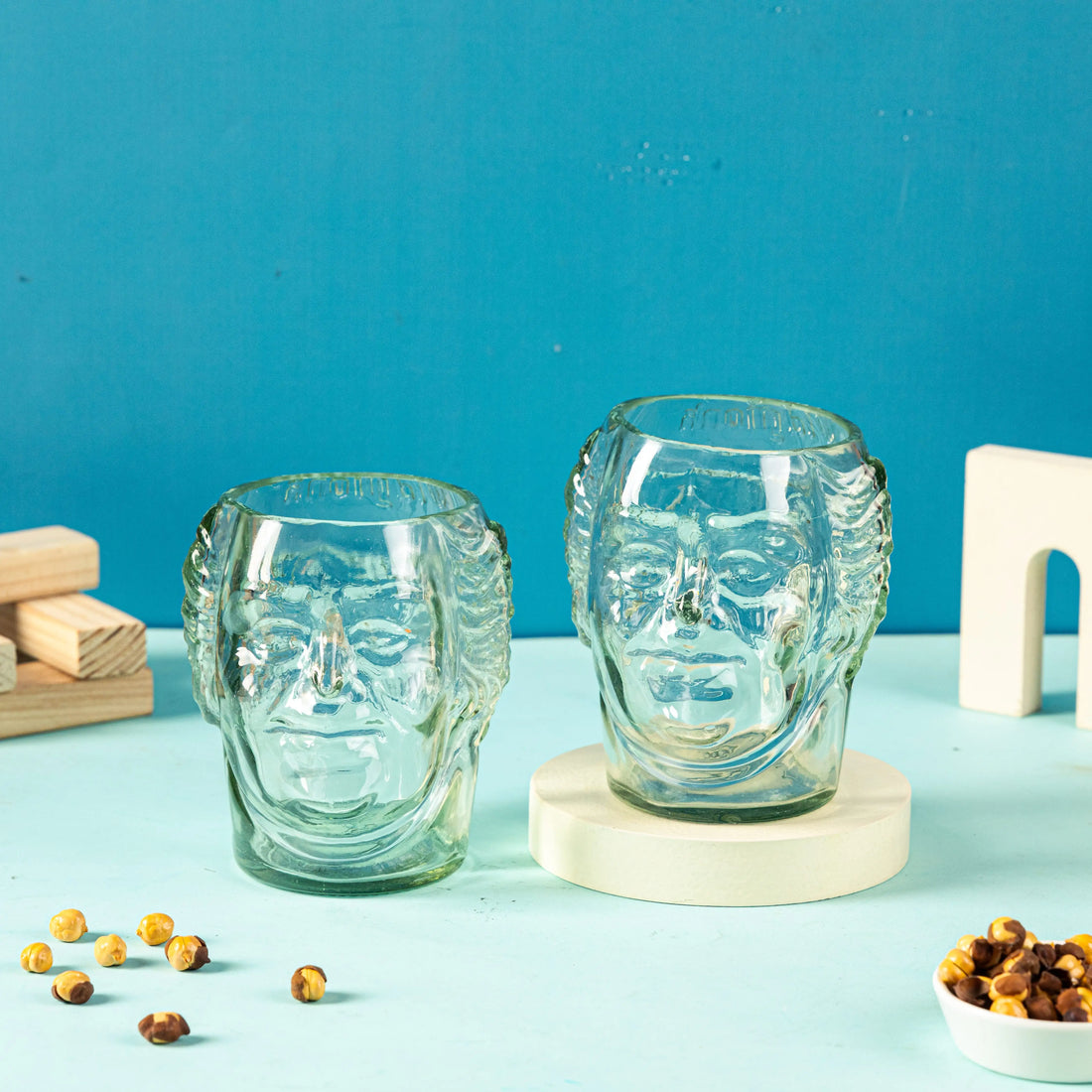 Pack Of 2 Old Monk Glasses,300Ml Drinking Perfect For Home, Restaurants And Parties Dishwasher Safe