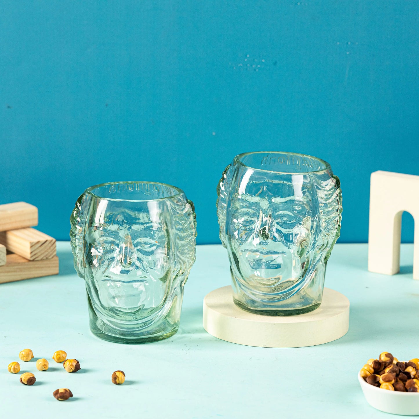 Pack Of 2 Old Monk Glasses,300Ml Drinking Perfect For Home, Restaurants And Parties Dishwasher Safe